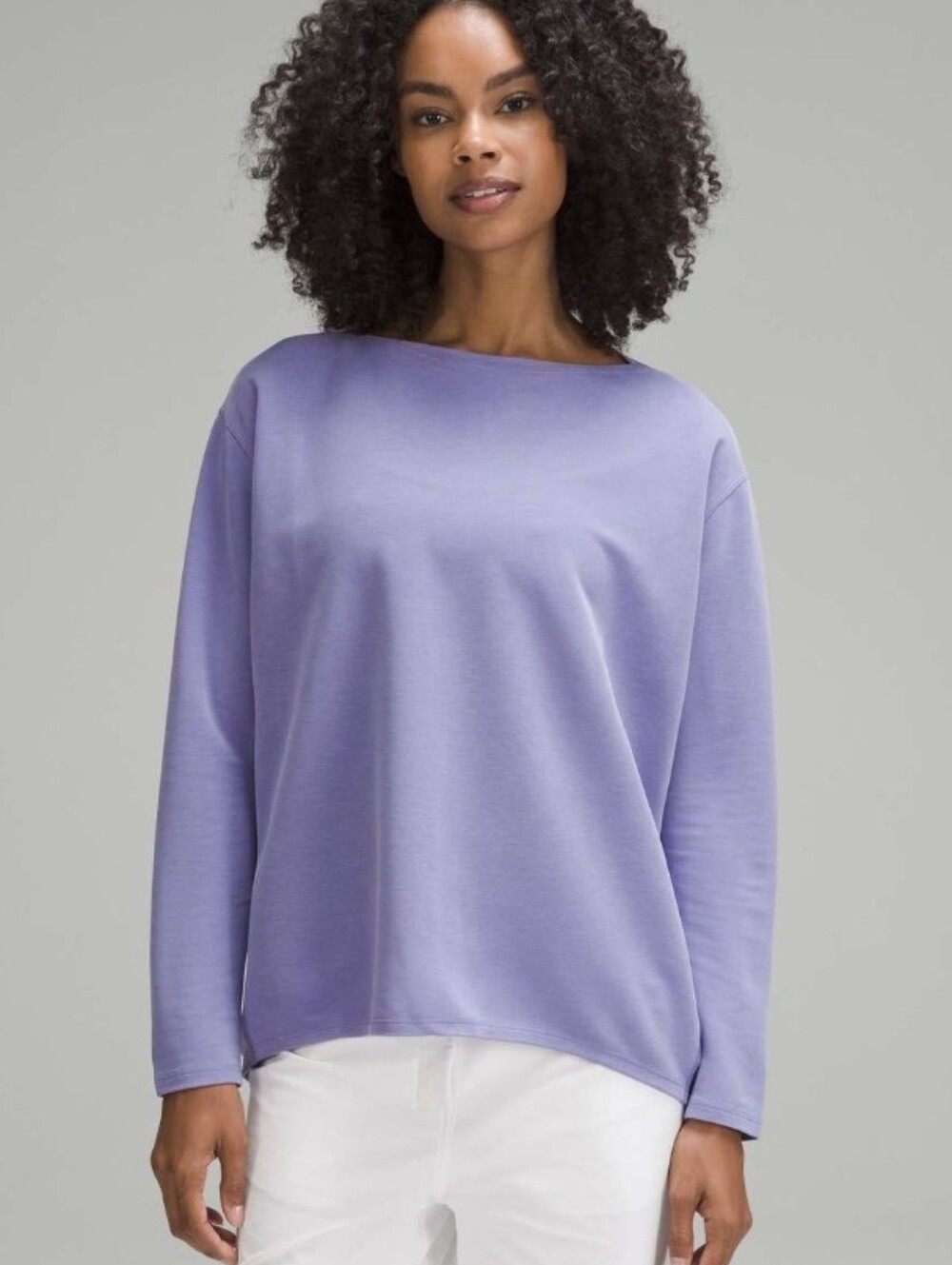 lululemon athletica Long Sleeve Tee in Lavender - Picture 2 of 9